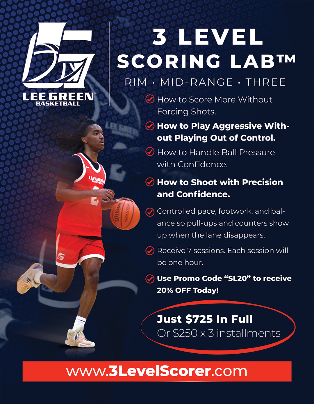 Score Training Program 3 Level Scoring Lab | Basketball Training | Texas - Lee Green ...